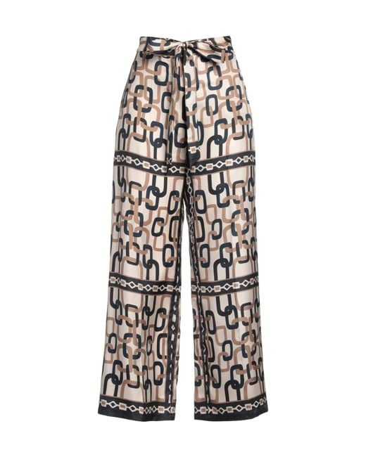 Max Mara White High-Waisted Satin Wide-Leg Trousers
