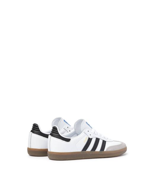 Adidas Originals White Samba Og Low-Top Sneakers