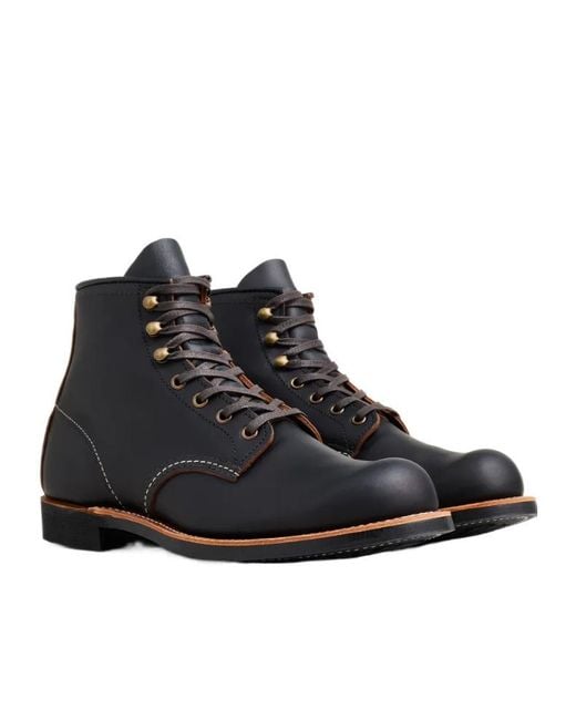 Red Wing Blacksmith Lace-Up Stitch-Detail Boots for men