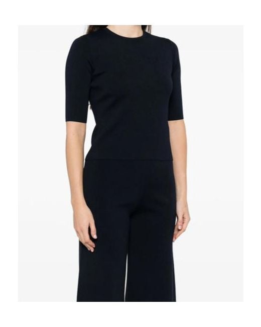 Max Mara Black Short-Sleeved T-Shirt