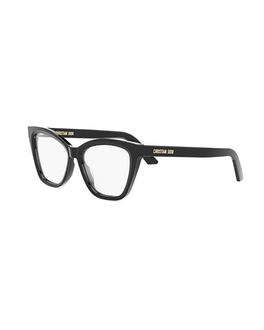 Dior White Eyewear Cat-Eye Frame Glasses for men