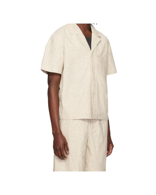 Entire studios Natural Off- Strand Shirt for men
