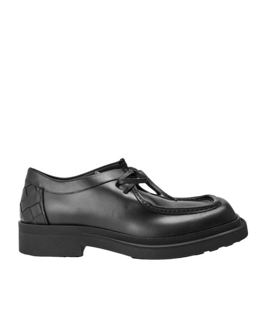 Bottega Veneta Black Flat Ankle Boots for men