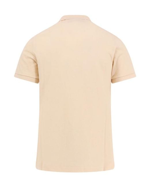 Valentino Natural Logo Embroidered Short-Sleeved Polo Shirt for men