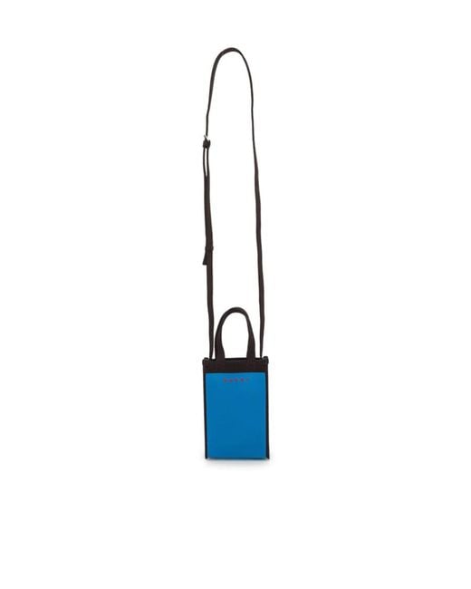 Marni Blue Mini Shoulder Bag for men