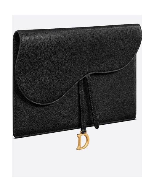 Dior Black Saddle Pouch