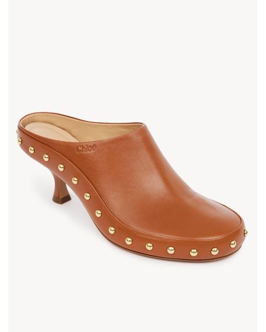 Chloé Brown Chloé Junie Heeled Mules