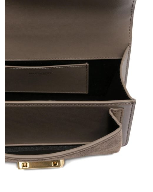 Golden Goose Deluxe Brand Metallic Small Venezia Suede-Panelled Tote Bag