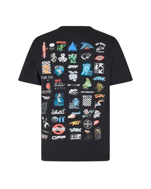 Off-White c/o Virgil Abloh Black Casual T-Shirt for men