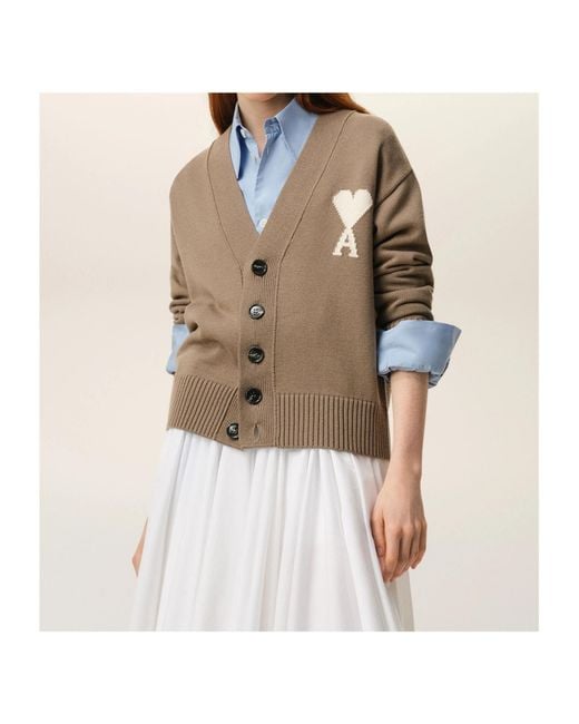 AMI Brown Sweaters & Knitwear for men