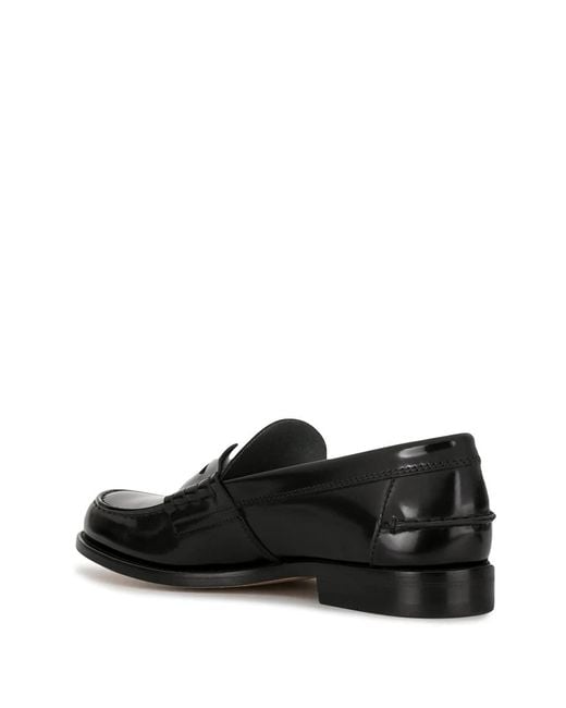 Tod's Black Penny Bar Loafers for men