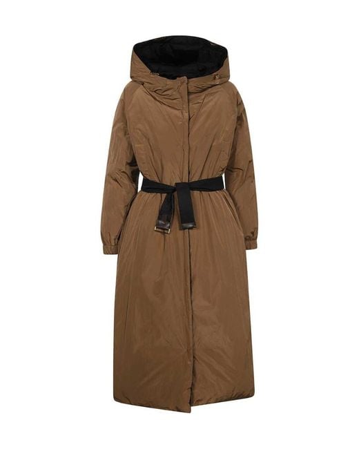 Max Mara Black Logo Down Jacket