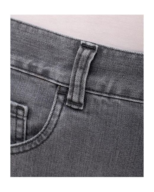 Canali Gray Jeans With Belt Loops for men