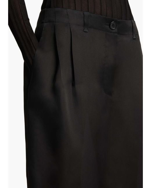 Khaite Black Lucian Skirt