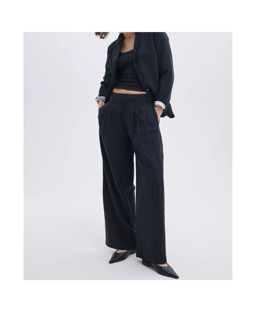 Rag & Bone Blue Long-Sleeved Suit Jacket