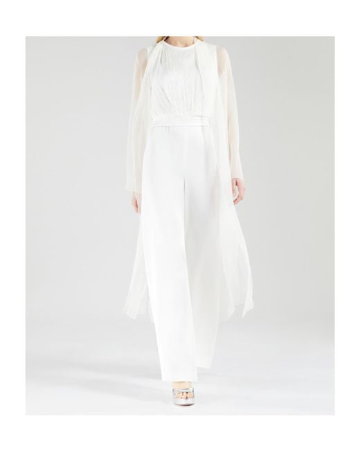 Max Mara White Crepe Jacket