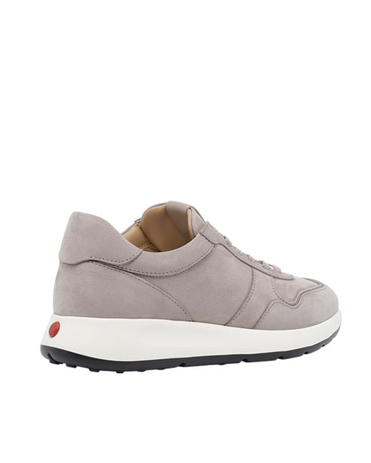 Tod's Gray Logo Embossed Sneakers for men