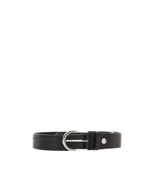 Gianni Chiarini White Studded Leather Belt