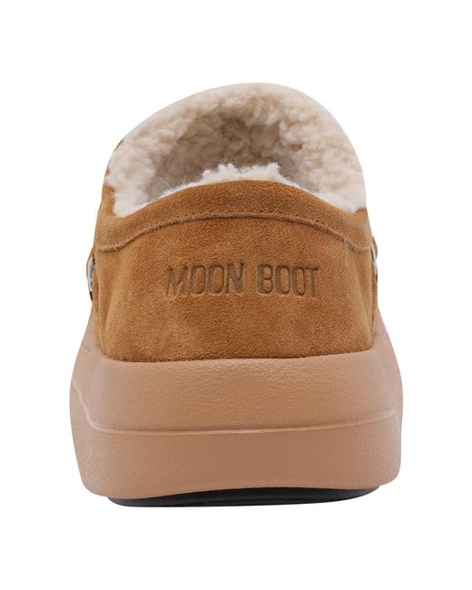 Moon Boot Brown Park Slippers