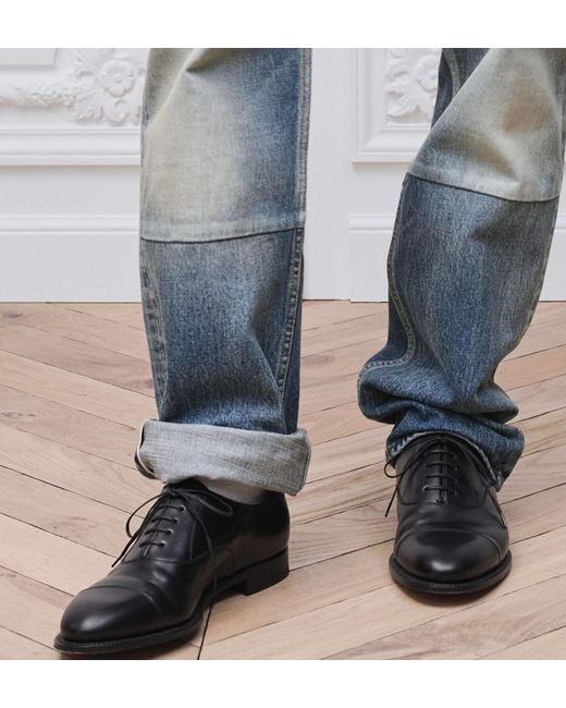 Dior Black Heir Oxford Shoe for men