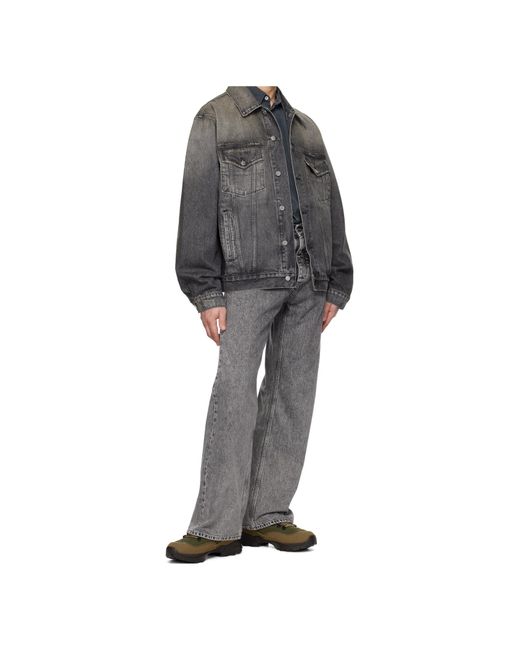 Hope Gray Bold Denim Jacket for men