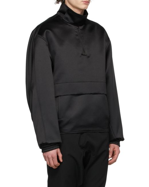 we11done Black Polyester Jacket for men