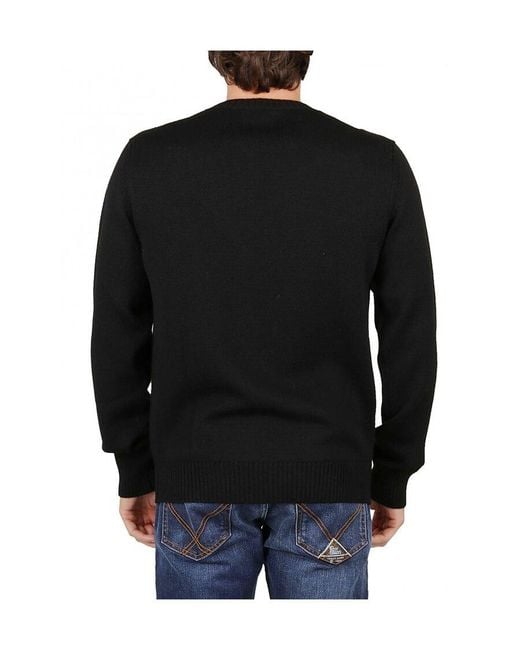 Jeordie's Black Sweater/Knitwear for men