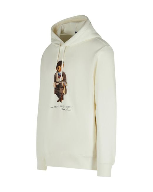Polo Ralph Lauren White Bear Sweatshirt for men