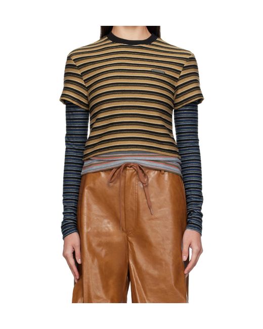 ANDERSSON BELL Multicolor Striped Long-Sleeved T-Shirt for men