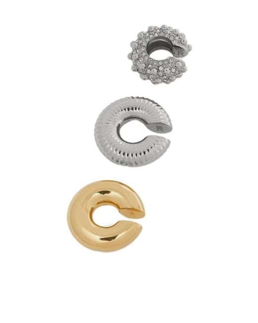 Rabanne White Nano Ear Cuff Set