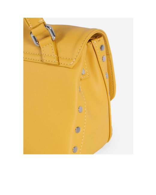 Zanellato Yellow Twist Hook Postina Saeta Baby Tote Bag