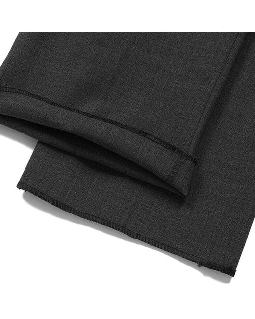 Emporio Armani Gray Straight Casual Pants for men