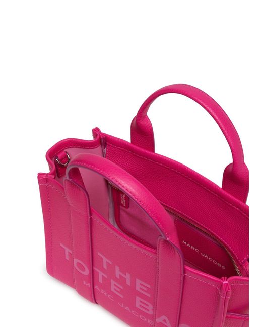 Marc Jacobs Pink Small Logo Tote