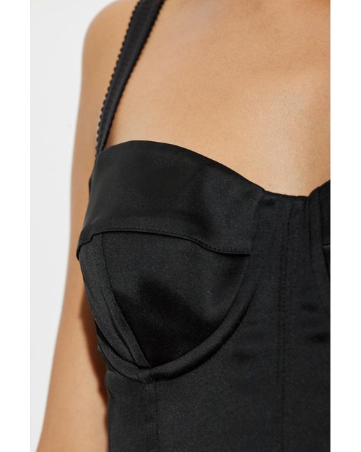 Dolce & Gabbana Black Sleeveless Dress