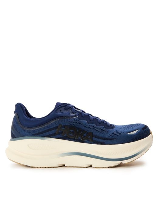 Hoka One One Blue Breathable Running Shoes for men