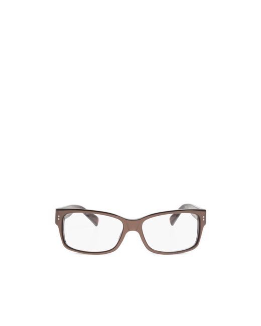 Jacquemus White Rectangle Frame Glasses