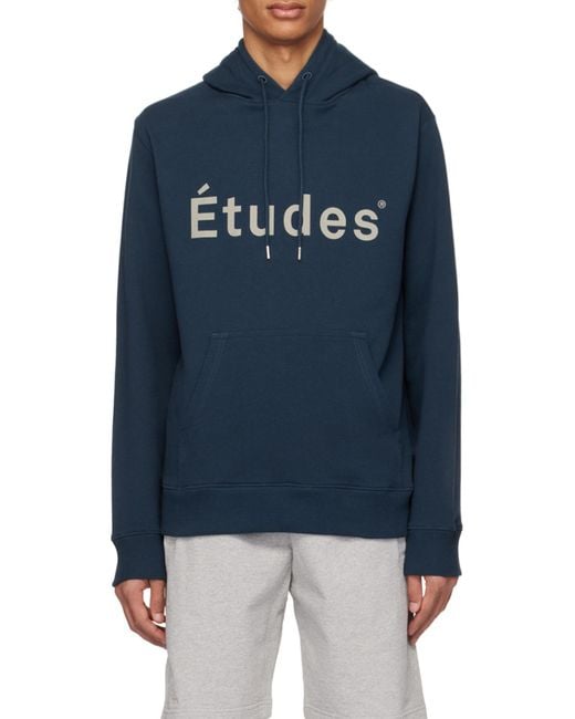 Etudes Studio Blue Hoodie for men