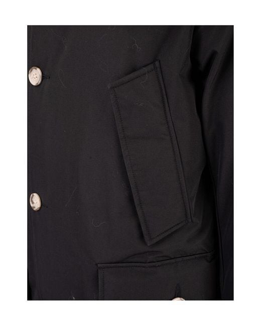 Woolrich Black Arctic Hooded Parka for men