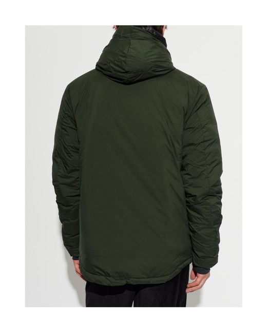 Canada Goose Green Lodge Hooded Down Jacket for men