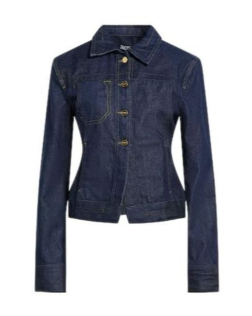 Jacquemus Blue Dark Denim Jacket