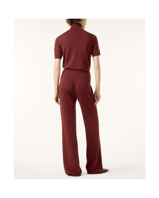 Loro Piana Red Wool Blend Casual Pants