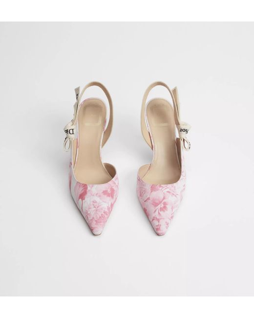 Dior Pink Iviera J'A Slingback Pump