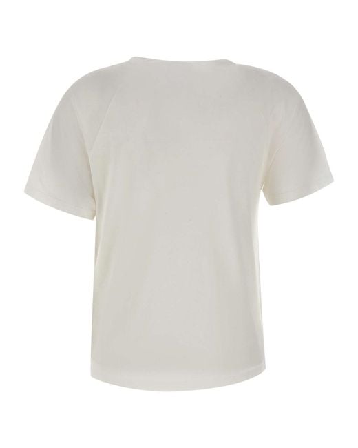 MM6 by Maison Margiela White Crew-Neck T-Shirt