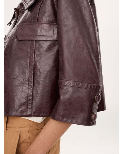 Chloé Brown Cropped Jacket