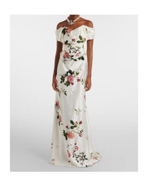 Vivienne Westwood Metallic Bridal Nova Cocotte Floral Corset Gown