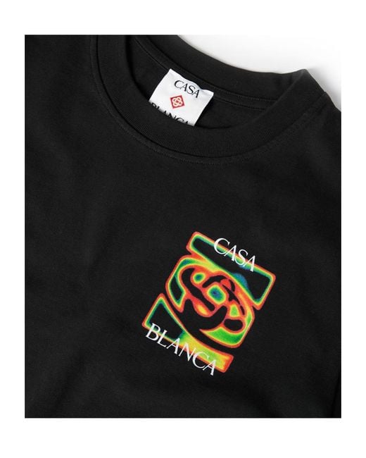 A Bathing Ape Black Crew Neck Printed T-Shirt for men