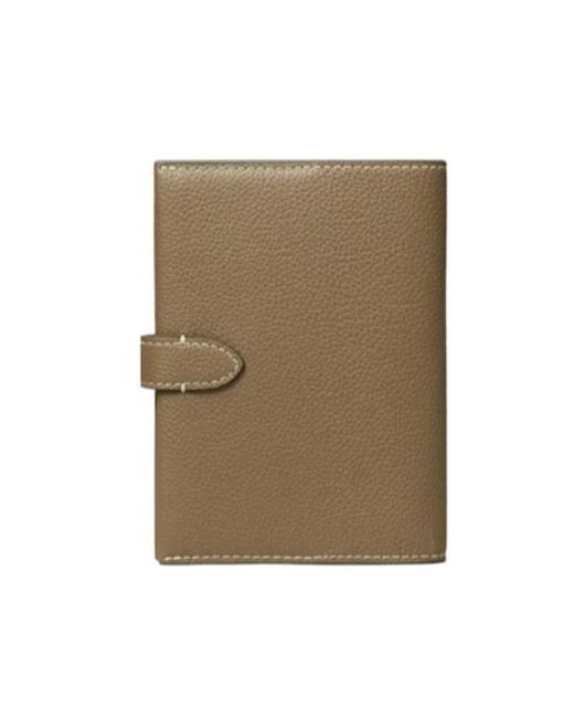 Tory Burch Natural Snap Passport Holder
