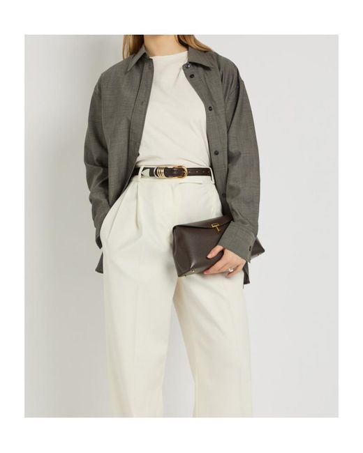 Studio Nicholson Gray Rouen Wool Shirt