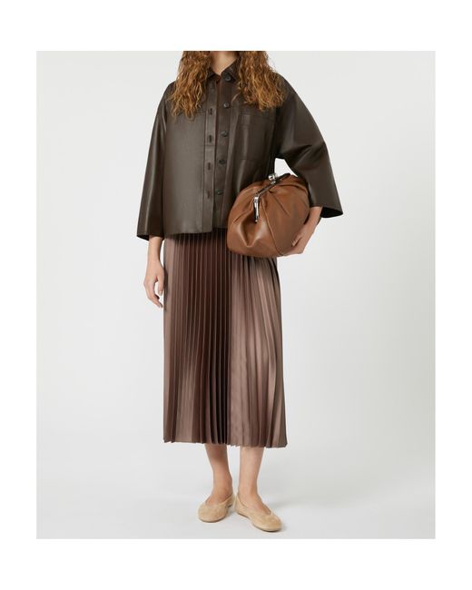 Weekend by Maxmara Brown Sleeveless Jersey Dress
