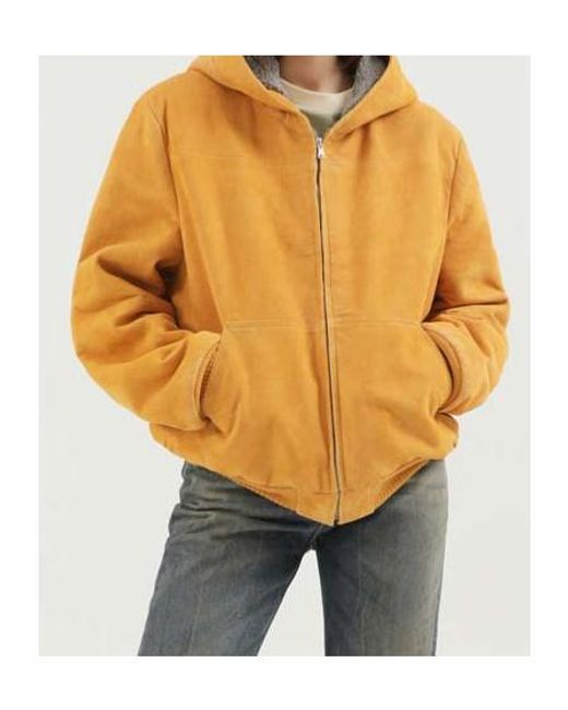 1989 STUDIO Yellow Zip-Front Jacket